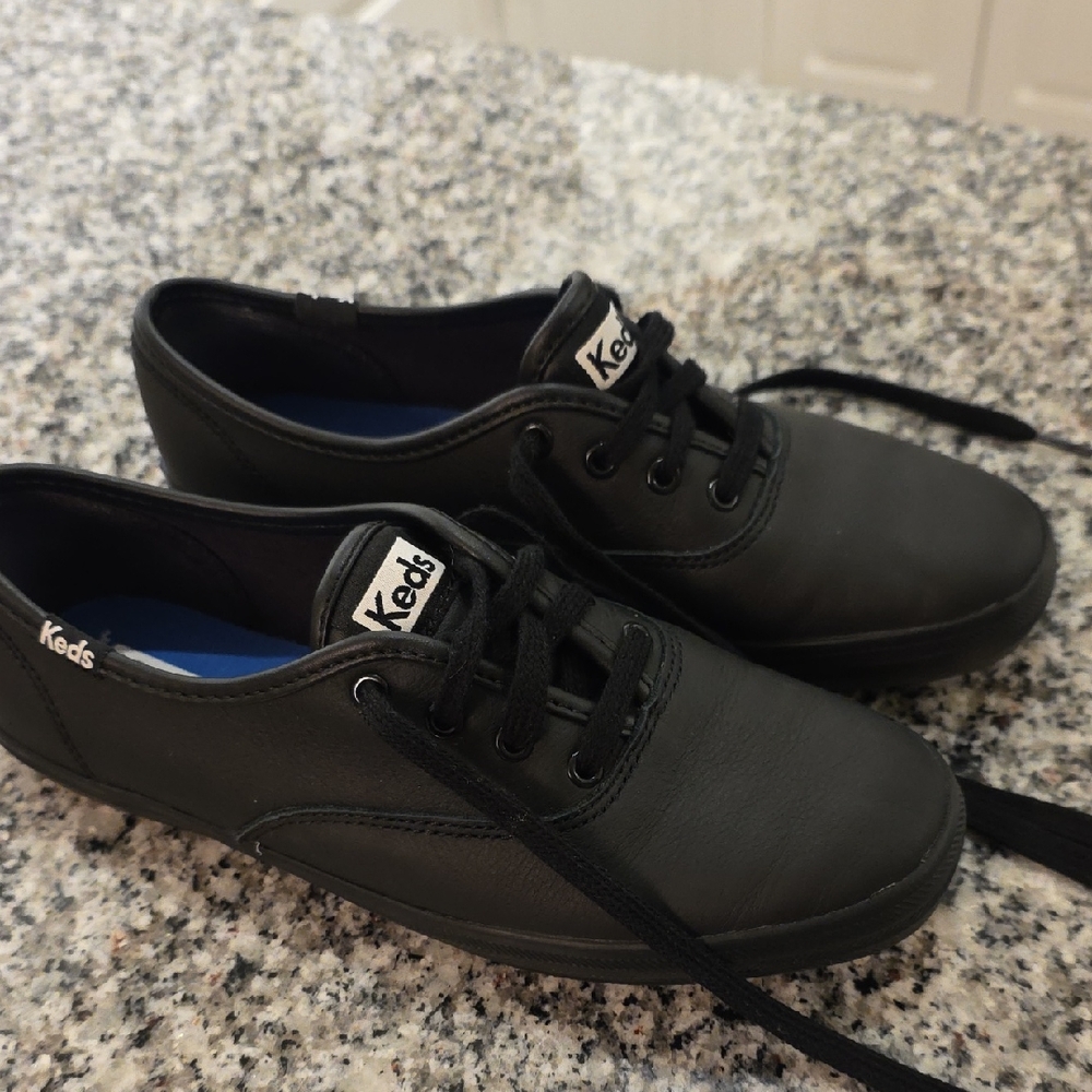 Keds Women's Black Lace-Up Sneakers